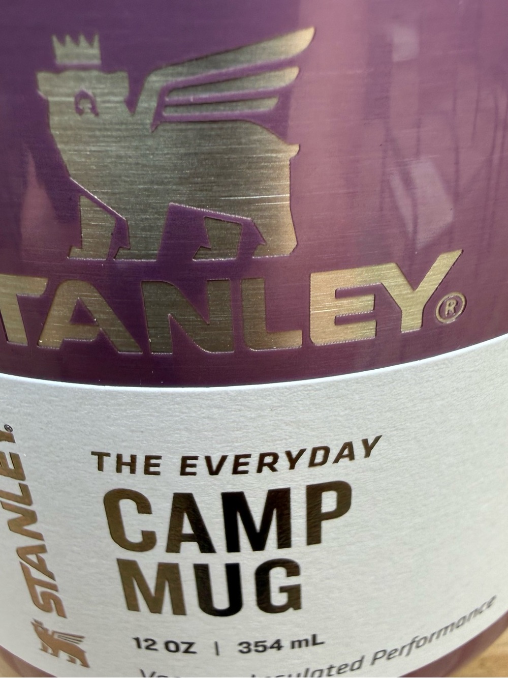 Stanley Purple Camp Mug 12 oz - Picture 2 of 3